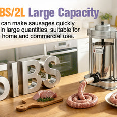 Stainless Steel Manual Sausage Stuffer