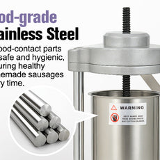 Stainless Steel Manual Sausage Stuffer