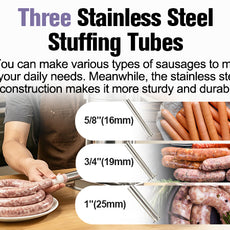Stainless Steel Manual Sausage Stuffer