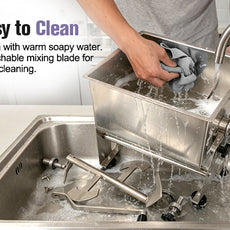 Stainless Steel Hand Crank Meat Mixer