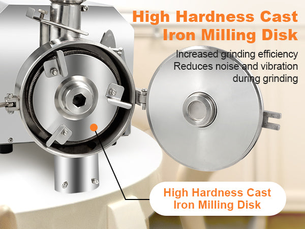 Commercial Grain Mill Grinder for Dry Materials (110V / 220V)