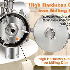 Commercial Grain Mill Grinder for Dry Materials (110V / 220V)
