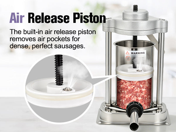 Stainless Steel Manual Sausage Stuffer