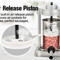 Stainless Steel Manual Sausage Stuffer