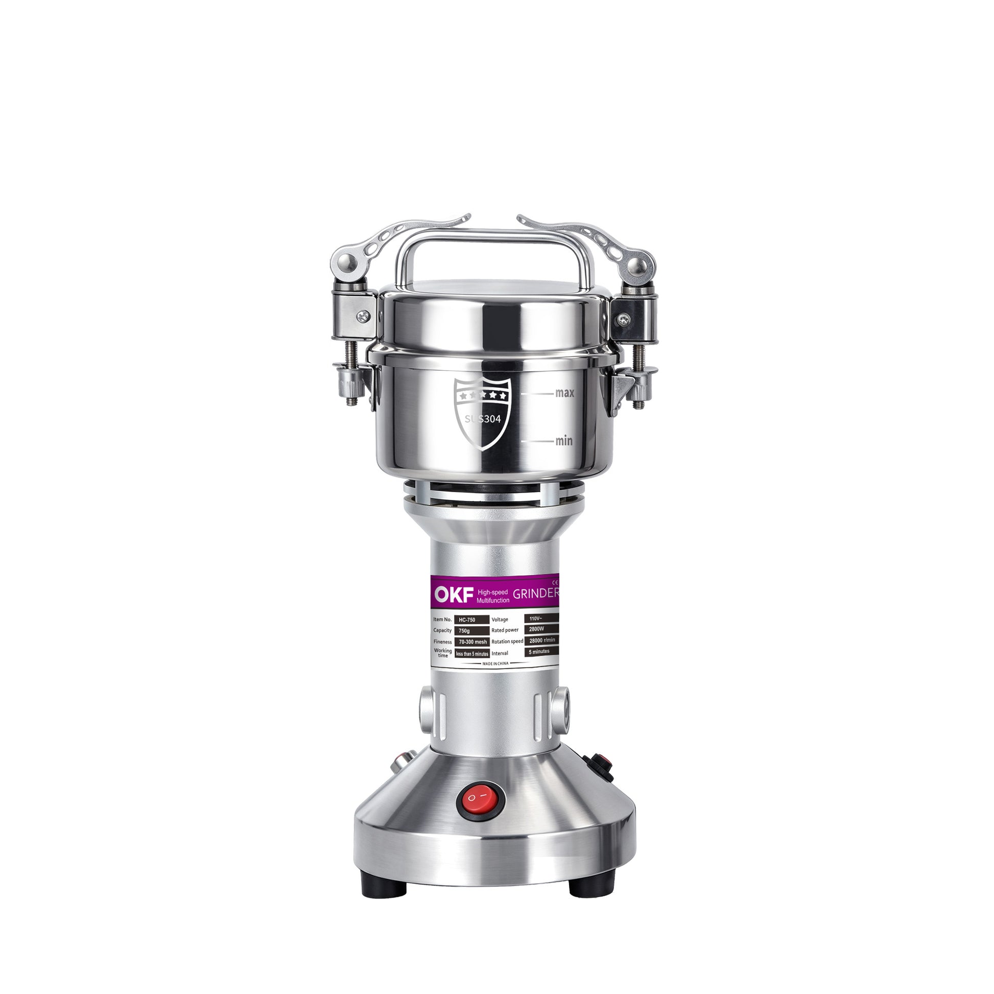 150g Upright Grain Mill Grinder