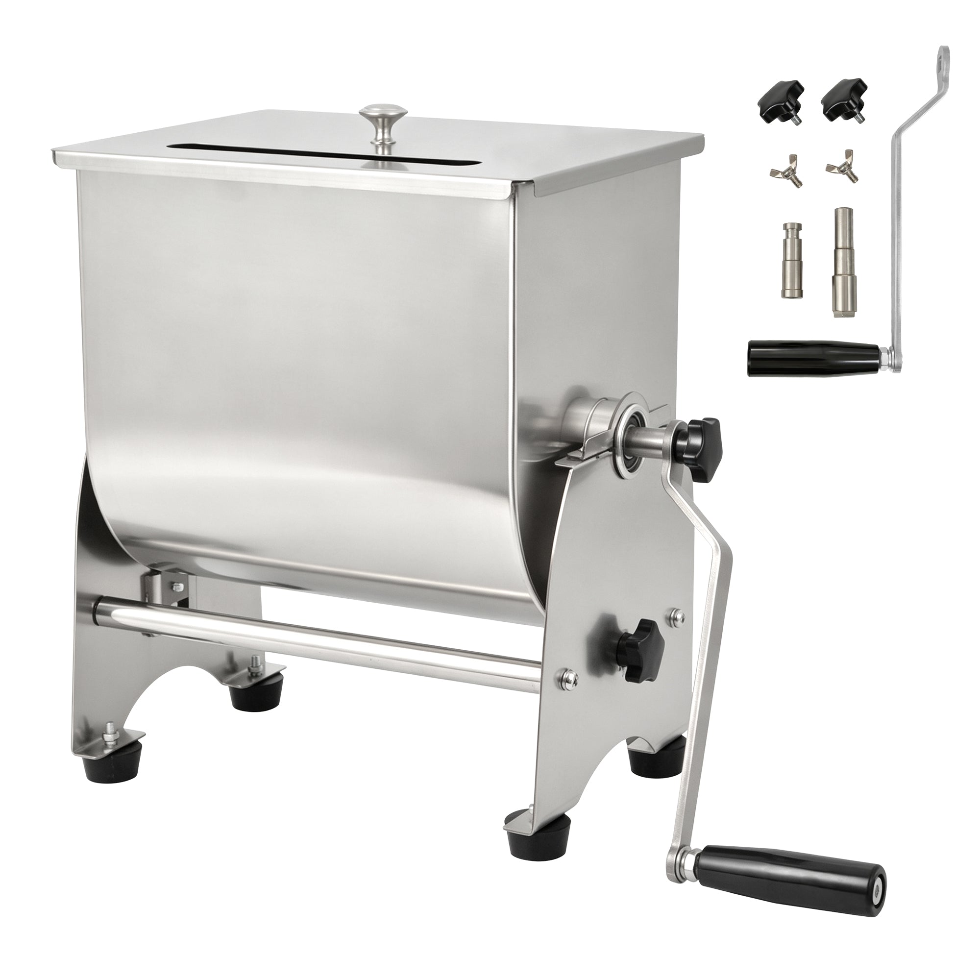 Stainless Steel Hand Crank Meat Mixer