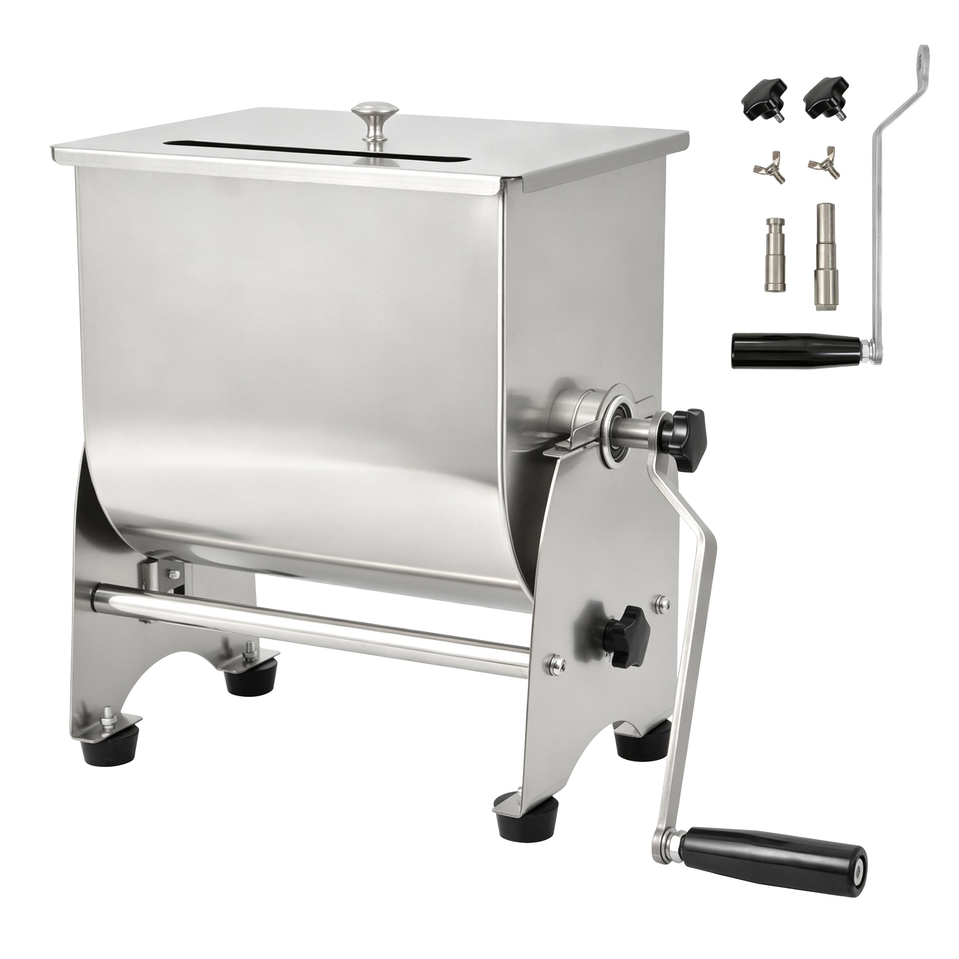 Stainless Steel Hand Crank Meat Mixer