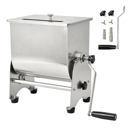 Stainless Steel Hand Crank Meat Mixer