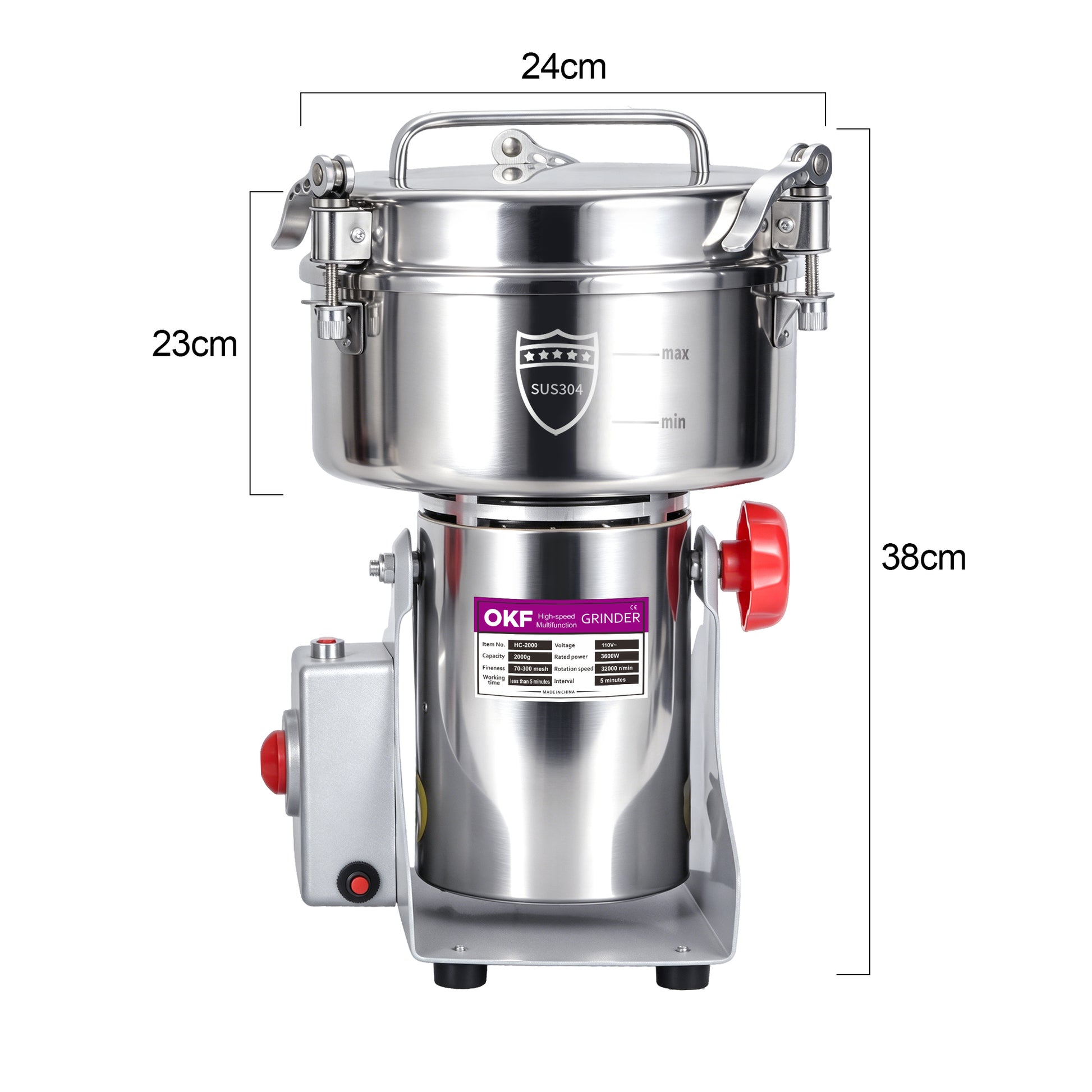 2000g Swing-type Grain Grinder