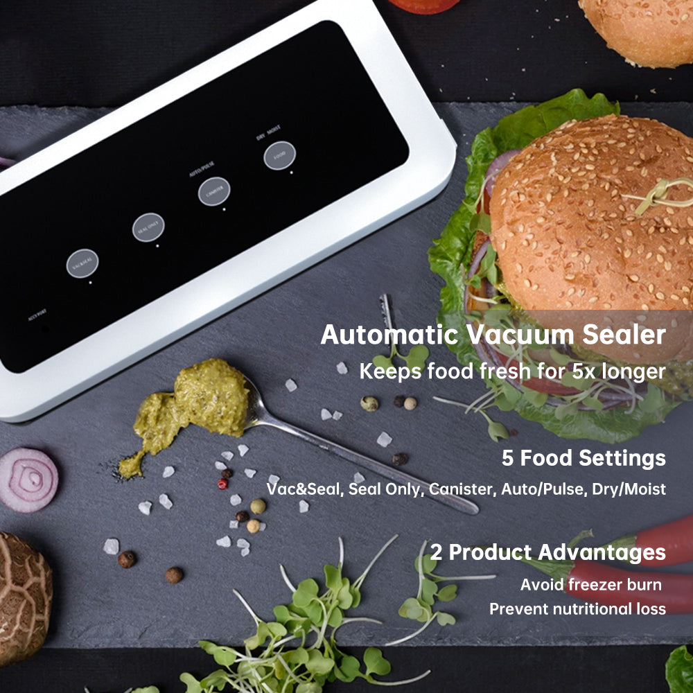 Vacuum Sealer Machine, Automatic Food Sealer for Food Preservation