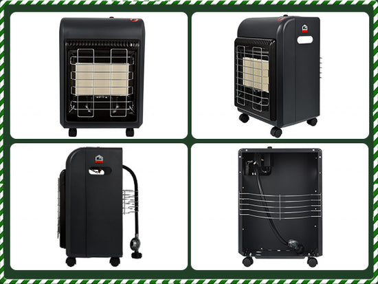 OKF Propane Heater Indoor and Outdoor, 3 Modes Propane Patio Heater with ODS & Tip-over Protection