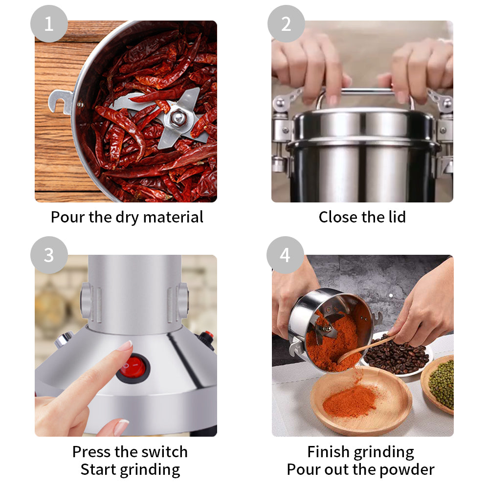 Upright Grain Mill Grinder