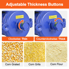 High-Leg Grain Mill Grinder for Dry materials (110V / 220V)