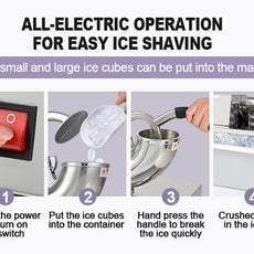 Drawer-style Ice Crusher