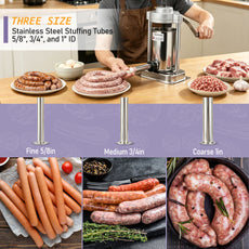 Stainless Steel Manual Sausage Stuffer