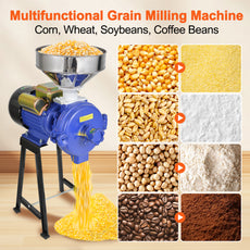 High-Leg Grain Mill Grinder for Dry materials (110V / 220V)