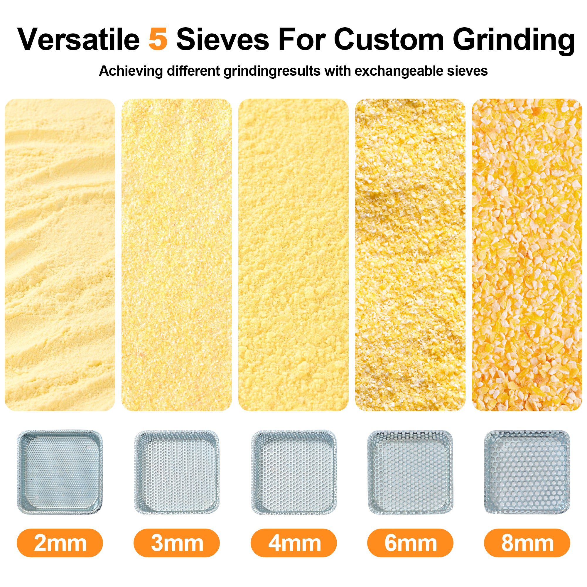 60L Multipurpose Electric Grain Mill Grinder