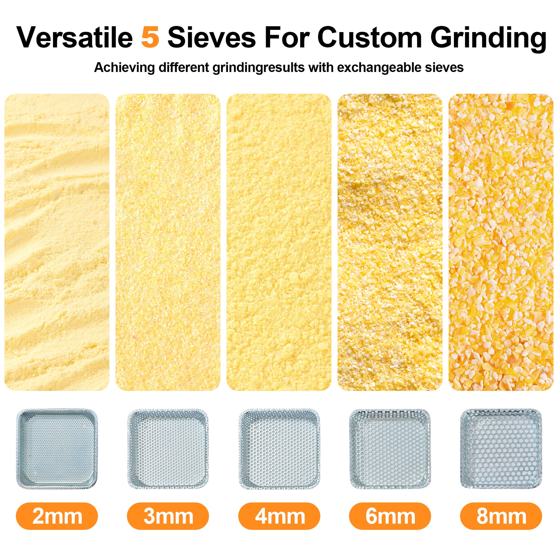 60L Multipurpose Electric Grain Mill Grinder