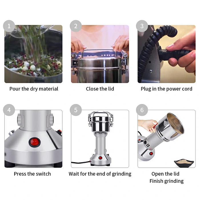 150g Upright Grain Mill Grinder