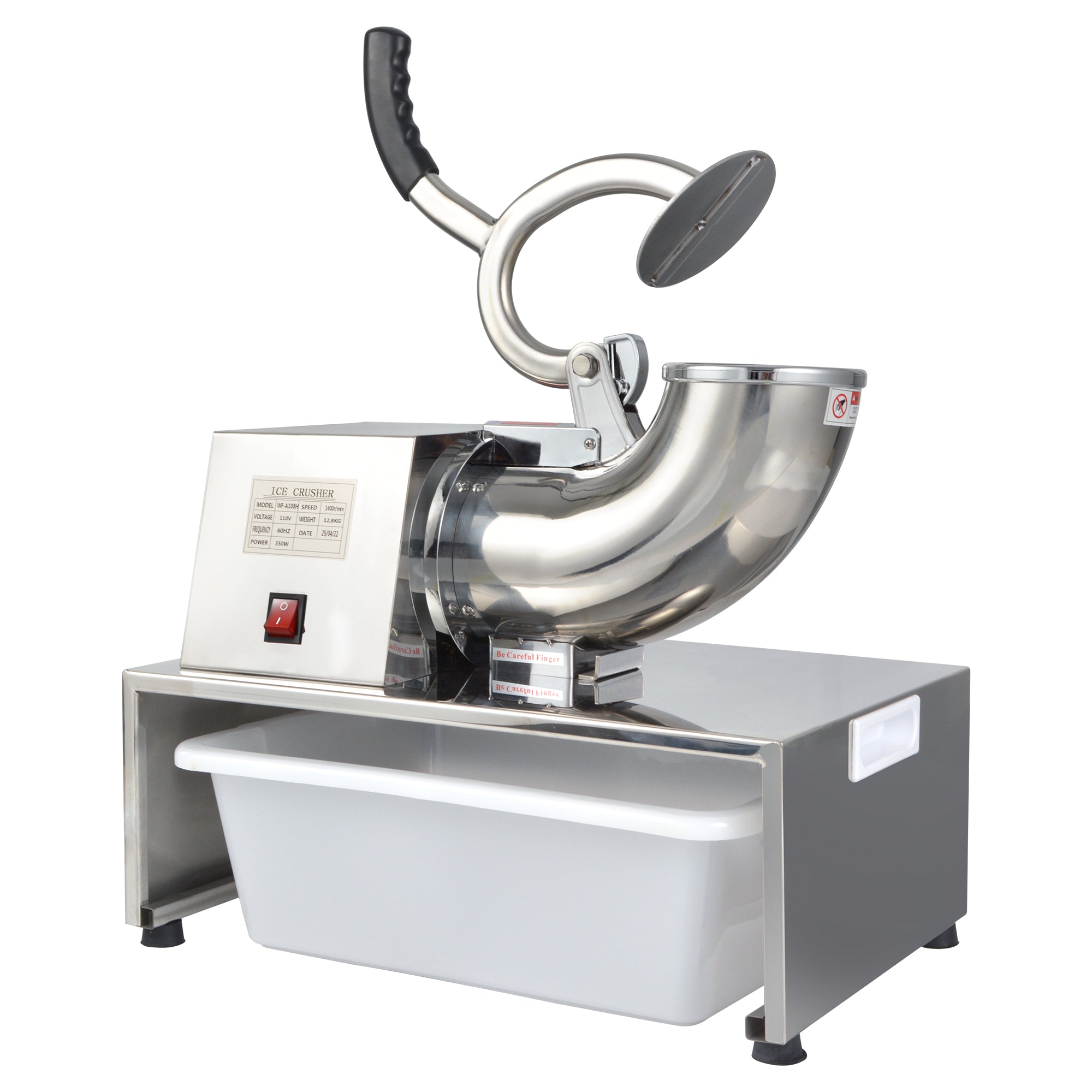 Drawer-style Ice Crusher