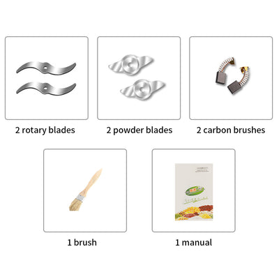 OKF Electric Grain Mill Grinder Stainless Steel Grain Blender