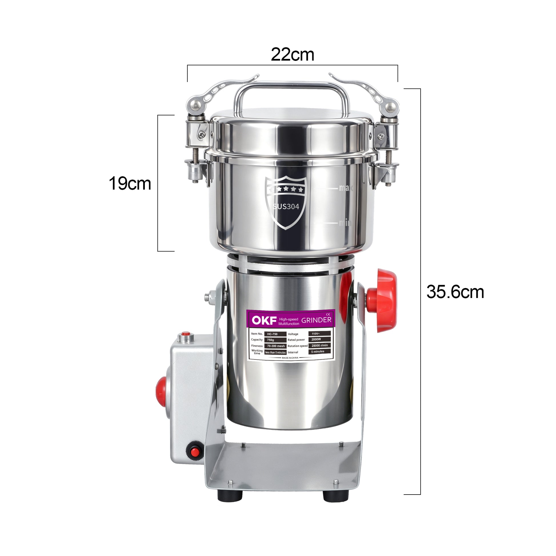 750g Swing-type Grain Grinder