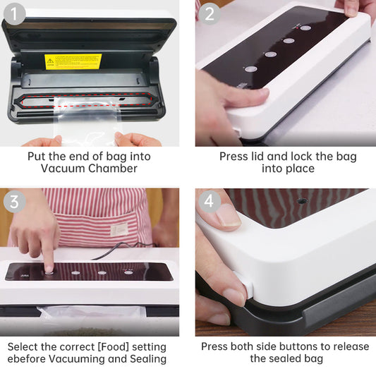 Vacuum Sealer Machine, Automatic Food Sealer for Food Preservation