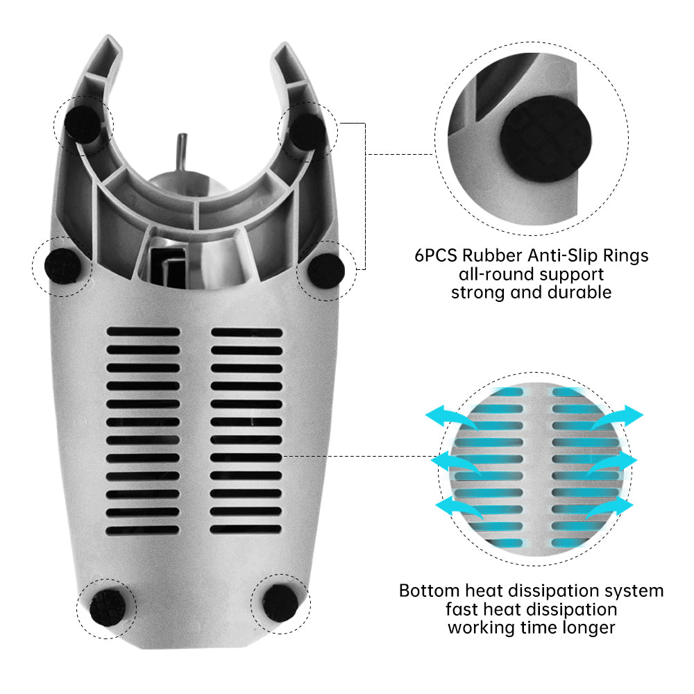 OKF Ice Shaver Prevent Splash Snow Cone Machine, Electric 3 Blades Shaved Ice Machine, 380W Ice Shaver Machine, 286lbs/hr Snow Cone Maker, Ice Crushers for Home Use and Commercial Ice Crusher