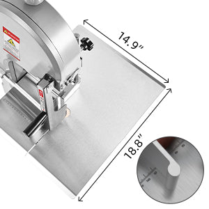 1500W Electric Bone Saw Machine, 304 Stainless Steel Commercial Frozen Meat Saw,  Waterproof Motor