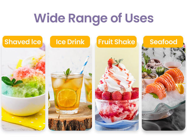 OKF Ice Shaver Prevent Splash Snow Cone Machine, Electric 3 Blades Shaved Ice Machine, 380W Ice Shaver Machine, 286lbs/hr Snow Cone Maker, Ice Crushers for Home Use and Commercial Ice Crusher