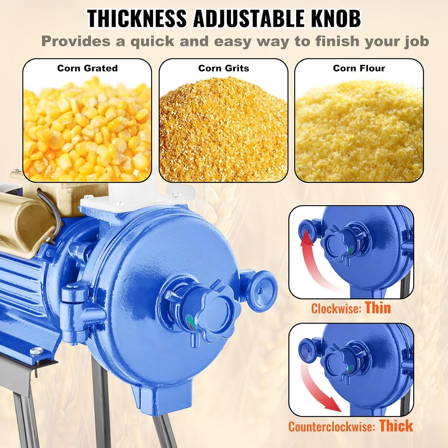 Commercial High-legged Grain Mill