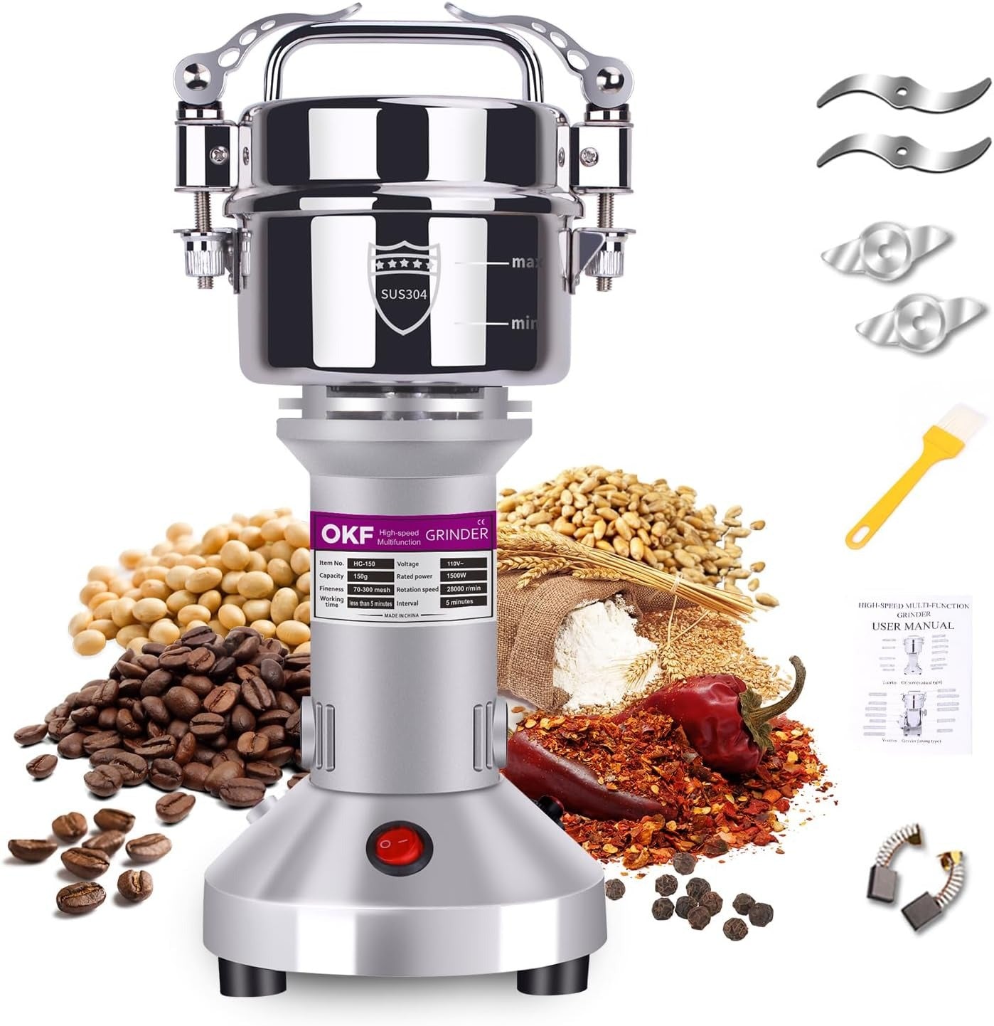 Swing-type Grain Grinder