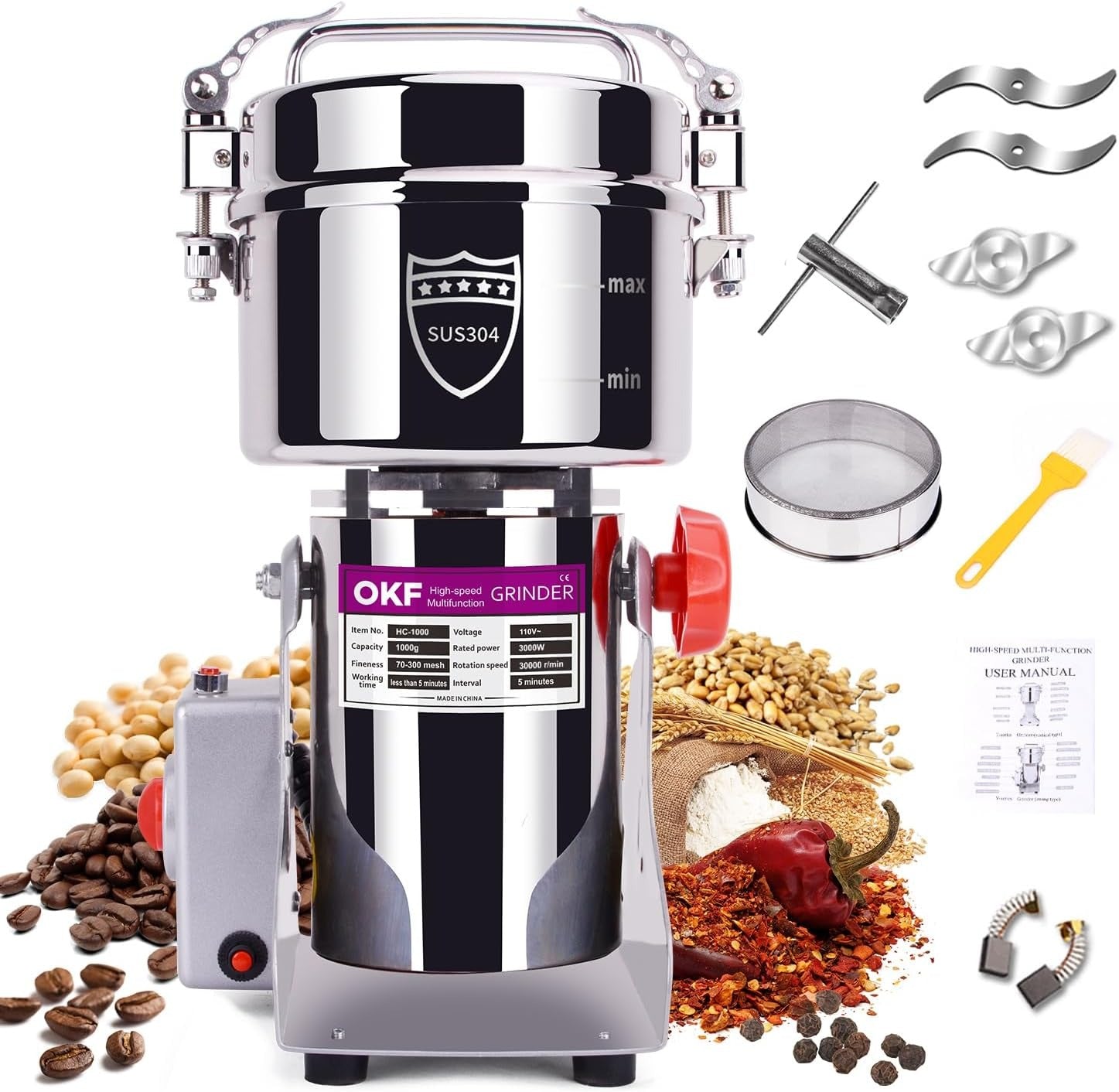 Swing-type Grain Grinder