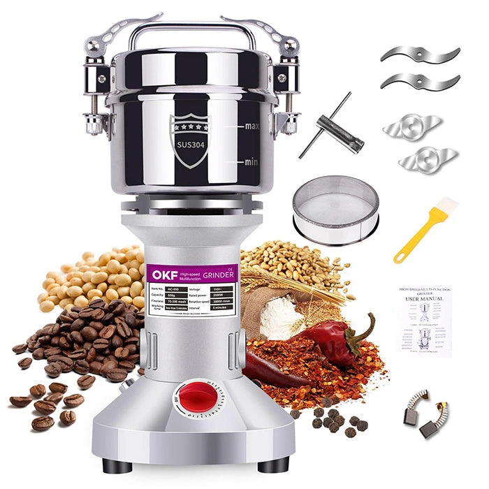 550g Upright Grain Mill Grinder