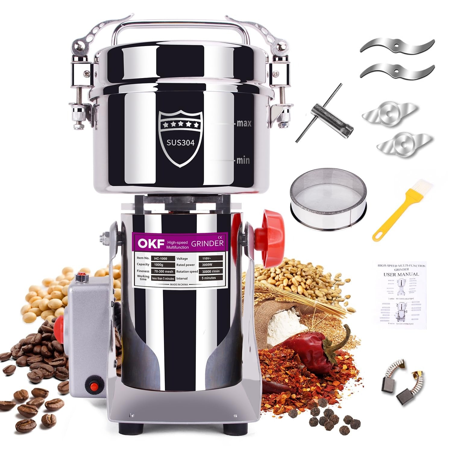 Swing-type Grain Grinder