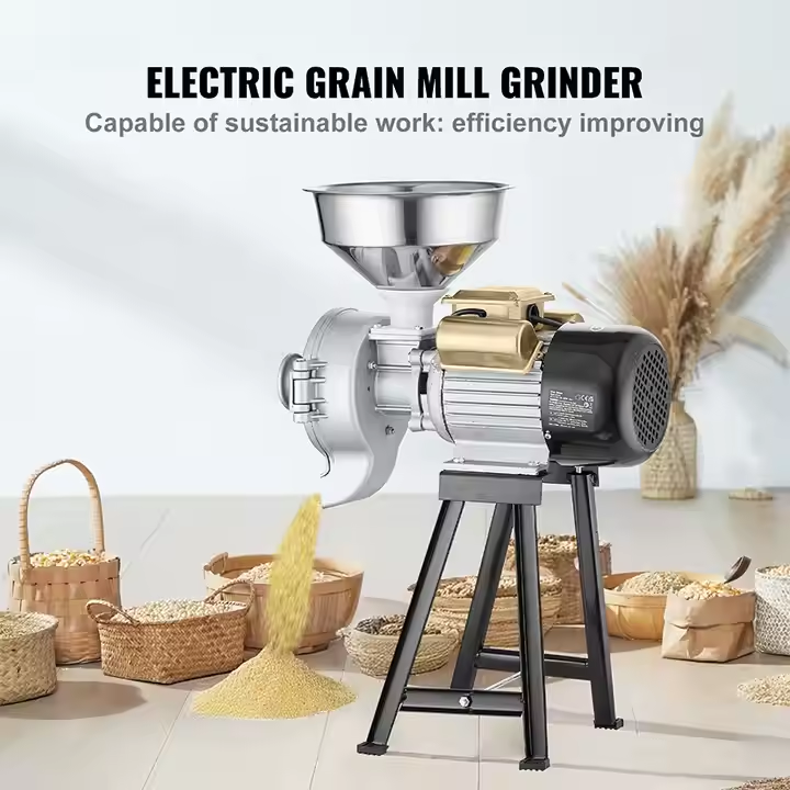 High-Leg Grain Grinder for Wet Materials (110V/220V)